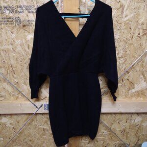 Chic Black Long Sleeve Dress